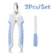 Professional Pet Nail Clippers, With Protective Device To Prevent Over-Trimming, Suitable For Medium To Large Dogs And Cats, Includes Nail File - A - View 13