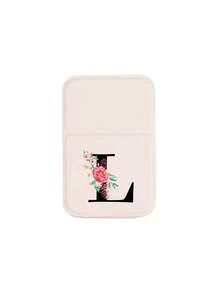 1pc Mini Flower Black Letters Foldable Portable Makeup Mirror,Letters Of A-Z Makeup Mirror With Bracket, Travel Mirror, Beauty Products, Desktop Makeup Mirror, Rectangular Desktop Compact Mirror Foldable Small Minimalist Makeup Mirror, Travel Portable Makeup Mirror For Women's Gift - The Best Gift For Mom And Teacher - Multicolor - View 21