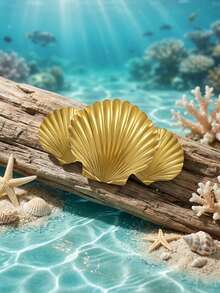 不鏽鋼海星貝殼胸針 精緻海洋生物別針 女款中性休閒派對配件 朋友禮物裝飾 - 海洋生物 - 查看 13