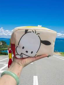 SANRIO Túi đựng mỹ phẩm hình mèo hoạt hình dễ thương, túi đựng đồ du lịch, túi đựng điện thoại, túi khóa kéo Melody dành cho bé gái - Xem 17