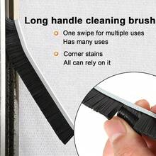 2pcs Hard Bristle Crevice Brush, Gap & Grout Cleaner, Tile & Kitchen Window Bathroom Crevice Cleaning Tool - Default - View 3
