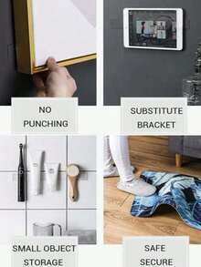 Băng keo hai mặt siêu chắc 20m (5m/cuộn), băng keo hai mặt trong suốt nano, băng keo hai mặt trong suốt nano độ nhớ cao, băng keo nano chống thấm nước, có thể tái sử dụng, băng keo trong suốt, chống thấm nước, không mối nối đa năng - trắng - Xem 4