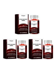 Googeer 30 Count Muscle Enhancement Gummies Dietary Supplement With Vitamin C And Strawberry Extract Boost Muscle Size Energy Storage And Strength Natural Chewable Workout Vitamins For Men And Women - - - View 14