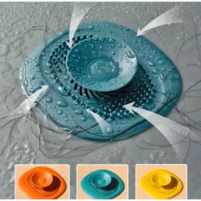 This Single-Piece Silicone Sink Stopper Ensures Your Kitchen And Bathroom Drains Stay Clean And Unclogged! Kitchen Sink Filter, No Clogging When Washing Dishes And Vegetables. Sink Strainer, Quickly Filter Residue And Eliminate Pipe Odor. Kitchen Drain Filter, Anti-Clogging And Anti-Pest For Better Hygiene. Upgraded Sink Filter, Just Flip To Clean The Residue. Household Kitchen Sink Drain Filter, Smooth Drainage Without Water Accumulation.