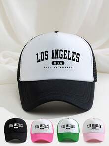 1顶印有“LOS ANGELES USA”字样的可调节棒球帽，户外防晒休闲帽，适合旅行、海滩、度假，Y2K风格，适合年轻人、夏季、假日、节日佩戴。 - 棒球網帽 - 查看 15