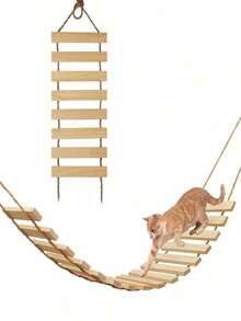 畅销DIY猫绳梯、猫床配件、猫攀爬架、猫桥、猫软梯、猫墙面家具 - L - 查看 4