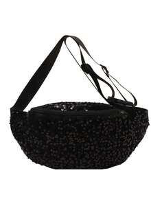 欧美嘻哈金属亮片斜挎包，女士百搭，超流行，单肩包，网络爆款腰包 - 彩色 - 查看 9