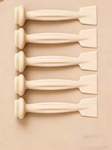 Cọ đắp mặt nạ silicon hai đầu đa năng, cọ trang điểm, thìa thoa mặt nạ bùn đầu mềm, cọ thoa mặt nạ kiểu tán đều, cọ làm sạch da mặt. - Nhiều màu - Xem 11