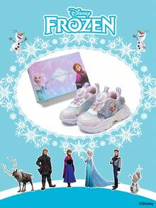 Disney 迪士尼官方授权与《冰雪奇缘》联名推出 | 一系列迪士尼儿童运动鞋，包括艾莎公主运动鞋、安娜公主运动鞋和阿伦黛尔公主运动鞋，适合日常假日运动和户外穿着。舒适防滑、耐磨透气，呵护双脚。（儿童运动鞋、童鞋、女童鞋） - 紫色 - 查看 3