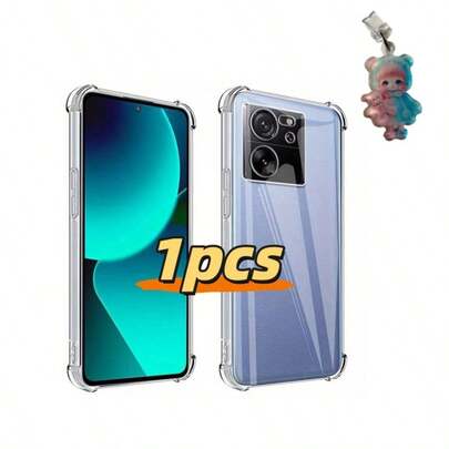 2 piezas [Funda de teléfono transparente anti-caída + 1 pieza de tapón antipolvo de tipo C], compatible con Moto G85, Hot 50 Pro+, 17/17 Pro/17 Pro Max, Pixel 10/10 Pro/10 Pro XL/6/7/8/9/9A y otros modelos, ¡Espérelo!