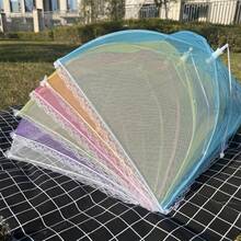 1pc/3pcs Outdoor Picnic Food Cover, Made Of Breathable Mesh In Multiple Colors, Anti-Mosquito And Dust, Foldable. These Large Pop-Up Kitchen Tools Are Washable, Reusable And Portable - Multicolor - View 4