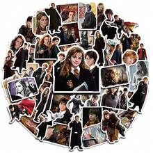 Harry Potter offiziell lizenzierte Scrapbooking Vinyl Aufkleber Dekorative Aufkleber Pack Anime Charakter wasserfeste Aufkleber Rückstandsfrei Aufkleber Leicht ablösbar Aufkleber Schreibwaren Severus Snape Voldemort 50 Stück Warner Bros lustige Aufkleber Kindle Sammelalbum Zubehör Laptop Aufkleber - A - Übersicht 14