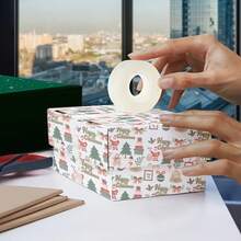 YITAPE 6/12/24 rollos de cinta transparente, cinta brillante transparente invisible, material de TPU, adecuada para envolver regalos, oficina, escuela y uso doméstico - Multicolor - Ver 7
