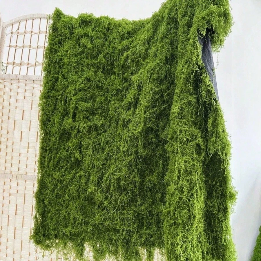 100cm*50cm Artificial Moss Carpet, Bionic Lawn, Simulated Moss Micro Landscape Arrangement, Suitable For Lawns, Potted Plants, Potted Plants, Sidewalks, Etc., Valentine's Day Gift - Green - View 1