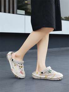 Men's New Summer Slippers Casual Sports Soft Bottom Beach Sandals - Grey - View 7