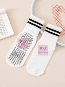 Bộ 1/2/3/5/6 đôi tất thể thao chuyên nghiệp chống trượt dành cho nữ, thích hợp cho Pilates, Yoga, Aerobics, Thể dục, Thể thao, Hoạt động ngoài trời, Quà tặng, Ngày lễ, Mọi mùa. - Nhiều màu - Xem 3