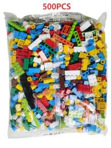 500PCS Adult-Friendly Small Loose Building Blocks Modular DIY Puzzle - Multicolor - View 12