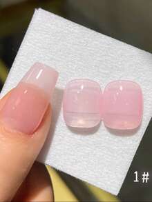 Miss Leia 1-4 15ml 春夏指甲油套装，蜜糖裸粉色凝胶指甲油，提亮，多用途，冰冻粉色指甲油，透明底油，适合初学者，UV/LED 固化，半永久性，适用于美甲沙龙、DIY、节日派对、女士礼物、美甲用品 - 粉色 - 查看 12