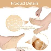 Thinp 4 Pairs Ortho Toe Compression Socks, Bunion Toe Alignment Relief Socks For Women Full Toe Yoga Sock No Show Low Cut Five Finger Sock For Women & Men - default - 查看 3