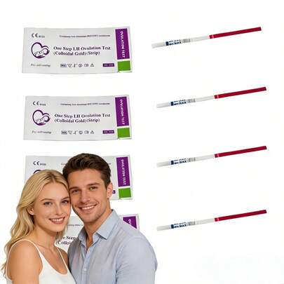 5/20/50/100/200/300/500/1000pcsLH Ovulation Test Strips, Accurate Fertility Predictor Kit, Easy To Read Results, One Step Ovulation Tracker For Women