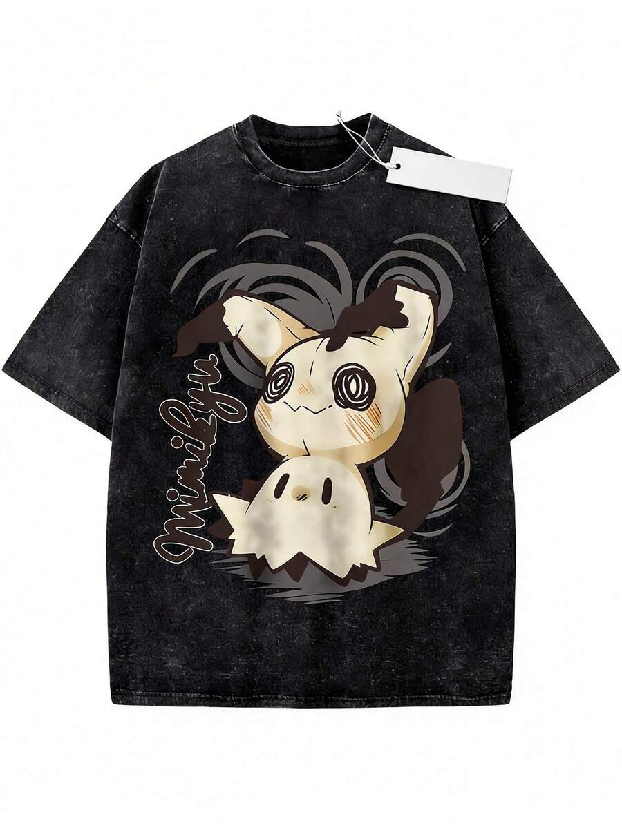 Mimikyu Shirt, Pokemon Shirt, Anime Shirt, Vintage T-Shirt – Artsholic – Fan Art Merch, Pokemon T-Shirt, Pokémon Graphic Tee, Pokemon Tee, Pokemon Anime Tee, 100% Cotton Vintage T-Shirt, Graphic T-Shirt, Anime T-Shirt-Perfect For Labor Day, And Father's Day, Men's T-Shirt Gifts, Graphic T-Shirts, And Anime T-Shirts. Graphic, Tees Anime Shirt,Summer Clothes , Cotton Graphic Tees,Summer Outfits For Men,Summer Outfits ,Ropa De Hombre,Mens Clothes, Conjuntos Para Hombre,Gifts For Men,Shirts,Graphic Tees Men,Summer Clothes,Romwe,Shirts For Men,Graphic Tees Men,Unisex . - 黑色 - 查看 1