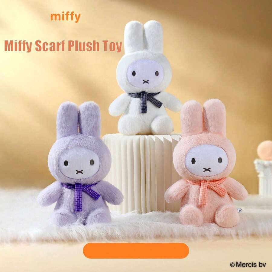 Đồ chơi nhồi bông thỏ Miffy nguyên bản – Búp bê ngủ mềm mại để ôm ấp, món quà an ủi. - Nhiều màu - Xem 1