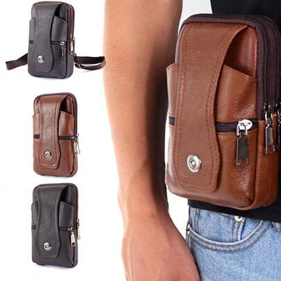 1个男士手机包，腰带包，多功能手机套，腰带手机包