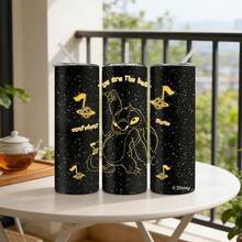 Disney 1个直筒保温杯，印有可爱史迪奇图案；600毫升不锈钢保温水瓶，带吸管；带防伪码的包装盒。 - 史迪奇 - 查看 5