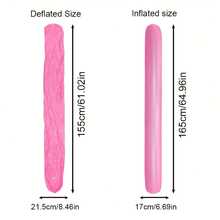 1pc Colorful Inflatable Swimming Stick, A Buoyant Companion For Summer Water Fun! Made Of Lightweight Yet Sturdy PVC, It Can Help Beginner Swimmers Maintain Balance And Serve As A Fun Pool Accessory. Redefining Water Leisure By Ditching The Bulkiness Of Traditional Floats, This Inflatable Stick Is Soft And Skin-Friendly., Pool Inflatable, Beach Essentials, Pool Float - MultiWarna - View 12
