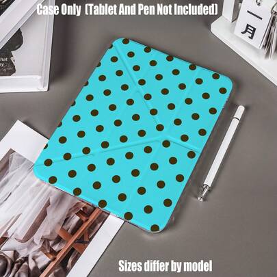 Y-Shaped Foldable Transparent Acrylic Tablet Protective Case, With Pen Slot Design, Stable Stand, Full Protection. Durable Printing. Suitable For Mini4/5, Mini6/7, 5/6/8, Air1/2/3, 10.2/10.5 Inch Universal, Air4/5/6/7, Pro 11/12.9 Inch All Versions, 10/11 Gen, Air 13 Inch, Pro 13 Inch, Galaxy Tab S6Lite/S7/S8/S9/S10 Series