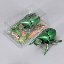 1pc Creative Mischievous Wind-Up Crawling Insect Model (Ladybug/Bee/Jewel Beetle), No Electricity Needed, Suitable For Outdoor Decor, Realistic Insect Model Toy - Multicolor - View 14