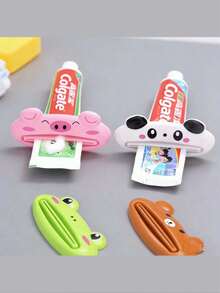 卡通塑料牙膏挤压器,卡通手动牙膏挤压器,多功能唇形牙膏挤压器,亲吻式牙膏挤压器 - 彩色 - 查看 6