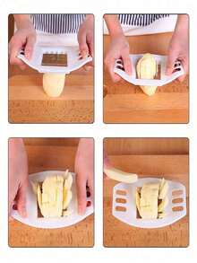 1个土豆切片器，家用土豆切割器，多功能蔬果切割工具 - 彩色 - 查看 6