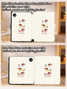 Kingsung Polka Dots And Poodle Dogs Pattern Tablet Protective Case,Compatible With IPad 9.7/10.2/10.5/10.9/12.9/Pro 11, 10th Gen,Compatible With Samsung Galaxy Tab S6 Lite 10.4 Inch,Compatible With Kindle Paper White 12th Gen 2024,Kindle 11th Gen 2022, Clara Colour,Soft Anti-Fall Protection,Smart Stand/Automatic Wake Up/Sleep - Multicolor - View 9