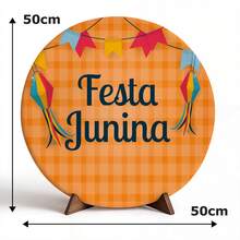Round Panel Covers Table Panel 50x50 June Festival - MS-065 - 查看 4