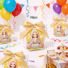 10pcs/Pack Eid Al-Adha, Eid Mubarak Party Favor Gift Candy Paper Boxes, Cute Lamb Design Small Treat Boxes - View 15