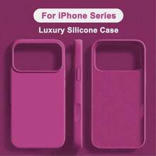 Liquid Silicone 3-Layer Full Protective Soft Rubber Phone Case Compatible With IPhone 17, 17 Air, 17 Pro, 17 Pro Max, With Anti-Shock Protection And Microfiber Lining, Also Compatible With IPhone 13, 11, 16 Pro Max, 15, 14 Plus, 12 Mini, XS Max, 7, 8 Plus - 火龍果 - 查看 9
