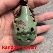 A Beautifully Handcrafted Antique Ocarina, Suitable For Use As A Musical Instrument, Decoration, Or Necklace.   Or As A Gift For A Friend.   From Jingdezhen, China - The World's Capital Of Porcelain - 1pc - Random Mode - View 11