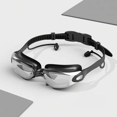 Kính bơi chống sương mù có đệm tai - Gọng lớn, dây đeo silicon điều chỉnh nhanh, chất lượng chống sương mù cao cấp, tầm nhìn rộng - Thích hợp cho người lớn, bơi lội, hồ bơi, bãi biển, thi đấu và giải trí - Có thể đeo cùng kính mắt - Bền bỉ cho sử dụng hàng ngày và các dịp đặc biệt