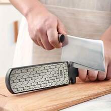 1 cái, Dụng cụ mài dao kim cương, Đá mài, Dụng cụ mài dao, Đá mài chất lượng cao, Đá mài hai mặt bằng đá sa thạch, Đá mài dao nhà bếp, Bộ mài dao có tay cầm, Dụng cụ nhà bếp, Phụ kiện nhà bếp - Bạc - Xem 5