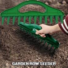 Plantador de semillas manual, dispersador de semillas portátil, sembrador de suelo suelto - Talla única - Ver 4