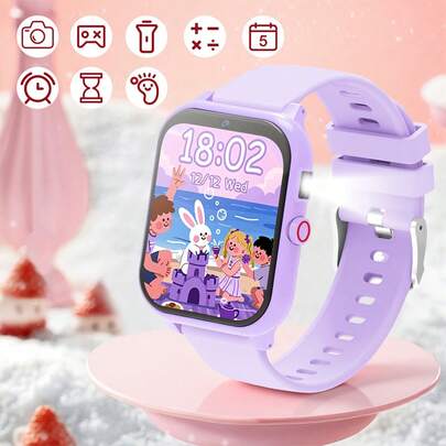 Prozeal Este smartwatch, que es muy popular entre los adolescentes, tiene juegos divertidos integrados para proporcionar entretenimiento sin fin. También tiene una cámara integrada y un álbum de fotos para capturar momentos preciosos de la infancia, así como una linterna integrada para uso nocturno. Equipado con una batería de 300mAh de larga duración, es un artículo imprescindible para estudiantes hombres y mujeres.