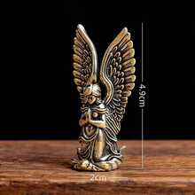 Best Selling - Brass Angel Wings Figurine - Decor - Home Decoration - Tea Pet - Craft - Statue Ornament - Gift For Men - Gift For Women - Small Gift - Multicolor - View 7