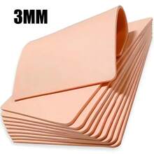 1/3/5片装 3毫米厚 纹身练习皮 柔软硅胶双面练习皮 永久化妆眉毛训练皮 纹身用品 - 查看 9