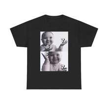 Funny T-Shirt With Smiling AI Baby Meme - Black-6 - 查看 11