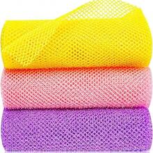 3 Pcs African Exfoliating Net Sponge African Bath Sponge Scrubbing Rag Net African Wash Shower Long Net Body Scrubber - 1_ - View 1
