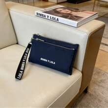 LOLA Coin Purse, BIMBA Clutch, Unisex Tote Bag, Lightweight And Waterproof, With Zipper, Best-Selling Coin Purse - Unisex - 寶藍色 - 查看 5