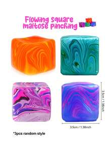 1pc New Nee-Doh Rotating Ice Cube Stress Relief Ice Cube Candy - Birthday Gift - Christmas Gift - Perfect Gift - Collection Display - Hobby Collector - Squeeze - Multicolor - View 10