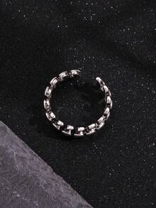 1 pièce Bague ouverte ajustable unique en forme d'os de dragon, style vintage punk rock haute rue. Convient pour le port quotidien, les vacances et les fêtes pour hommes - Multicolore - Voir 7