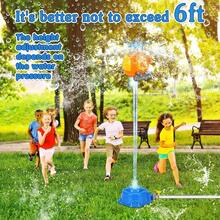 Helicopter Water Sprinkler Toy For Kids, Summer Outdoor Backyard Water Play, Flying Sprinkler With Adjustable Height, Easy To Install, Fun Family Water Game For Boys And Girls Halloween & Christmas Gift - Multicolor - View 2